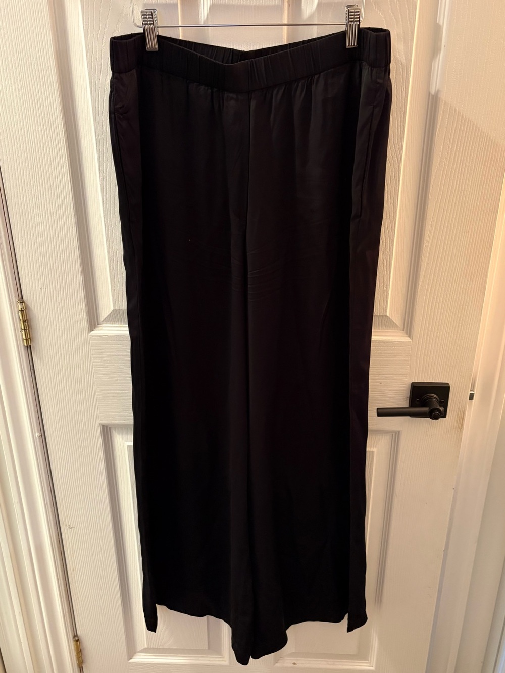 Marc O’Polo Black wide leg viscose pants
